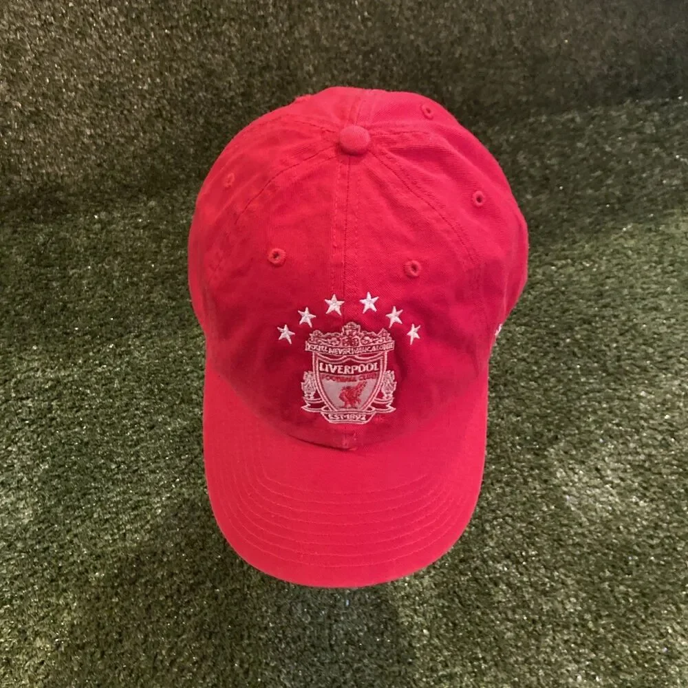 Liverpool FC Cap LFC Red Baseball Hat EPL Premier League England YNWA Fans